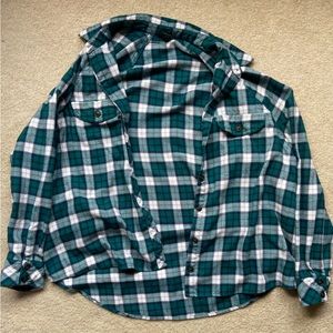 Teal Flannel